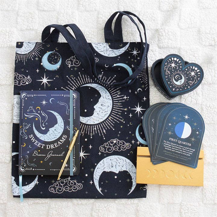 Blauer Mond Tote Bag