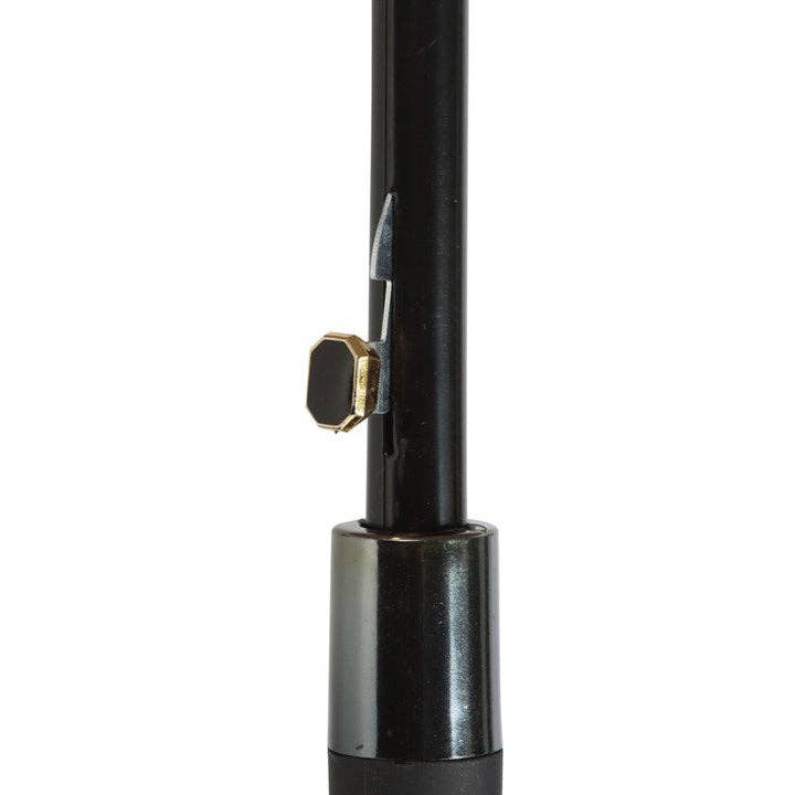 Schwarzer Sternzeichen-Regenschirm mit Astrologie-Rad