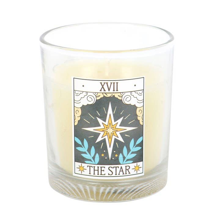 Die Star Vintage Tarotkarte Blaubeerkerze