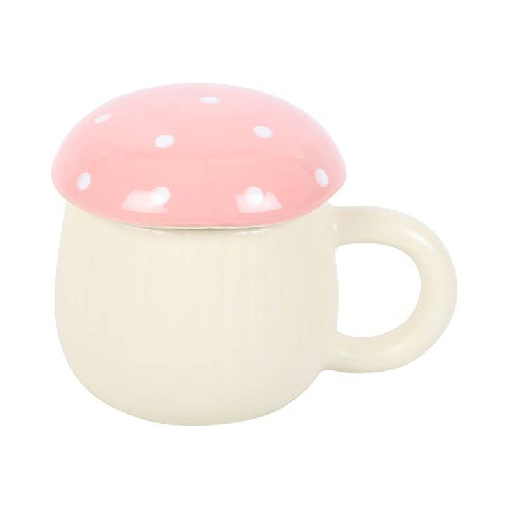 Pilz Tasse rosa