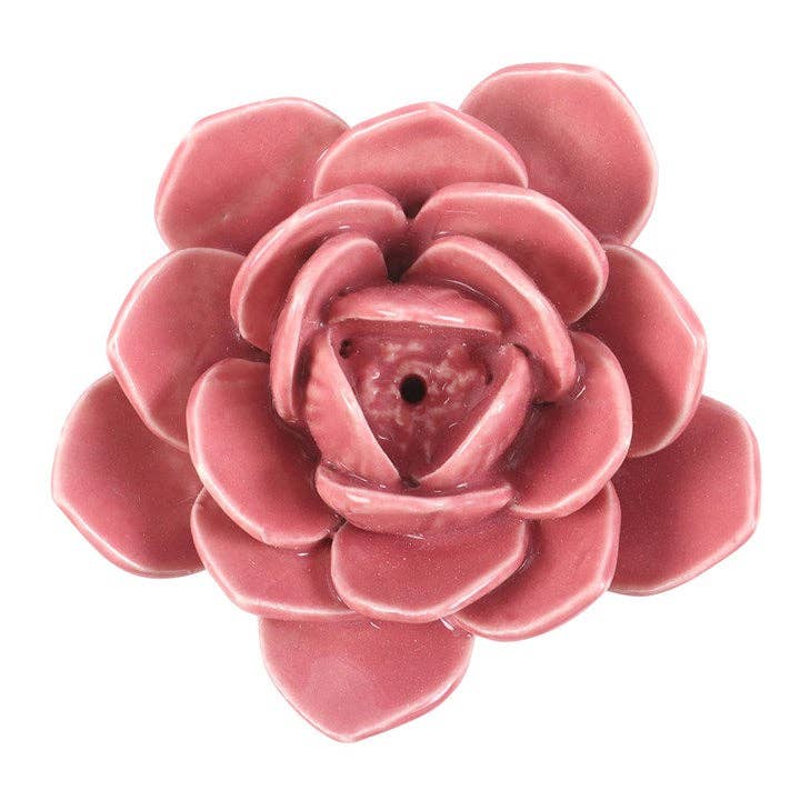 Rosa Seerosen-Räucherstäbchenhalter