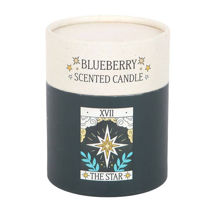 Die Star Vintage Tarotkarte Blaubeerkerze