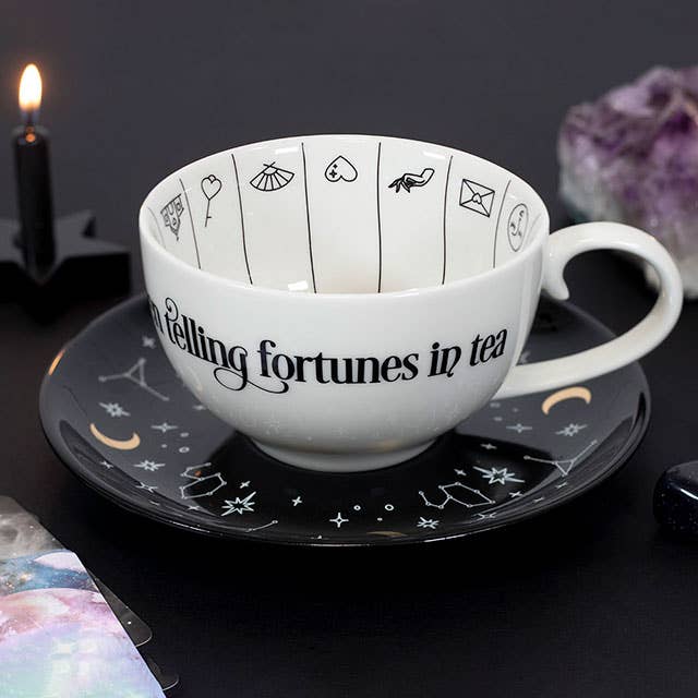 Fortune Tea Leaf Telling Tea Cup