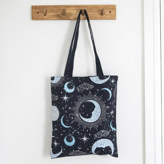 Blauer Mond Tote Bag