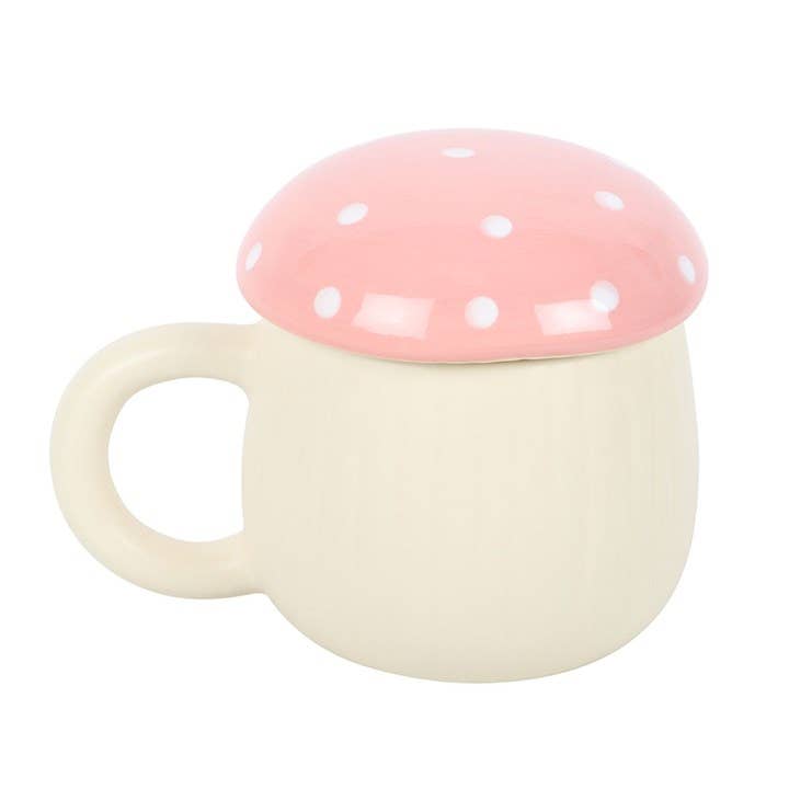 Pilz Tasse rosa