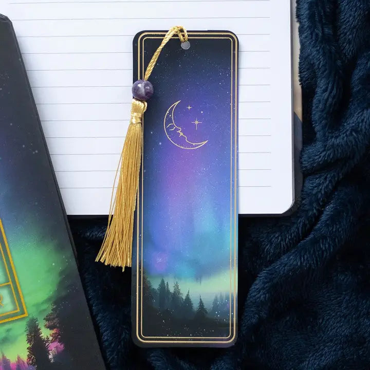 Bookmark with Tassel and Crystal