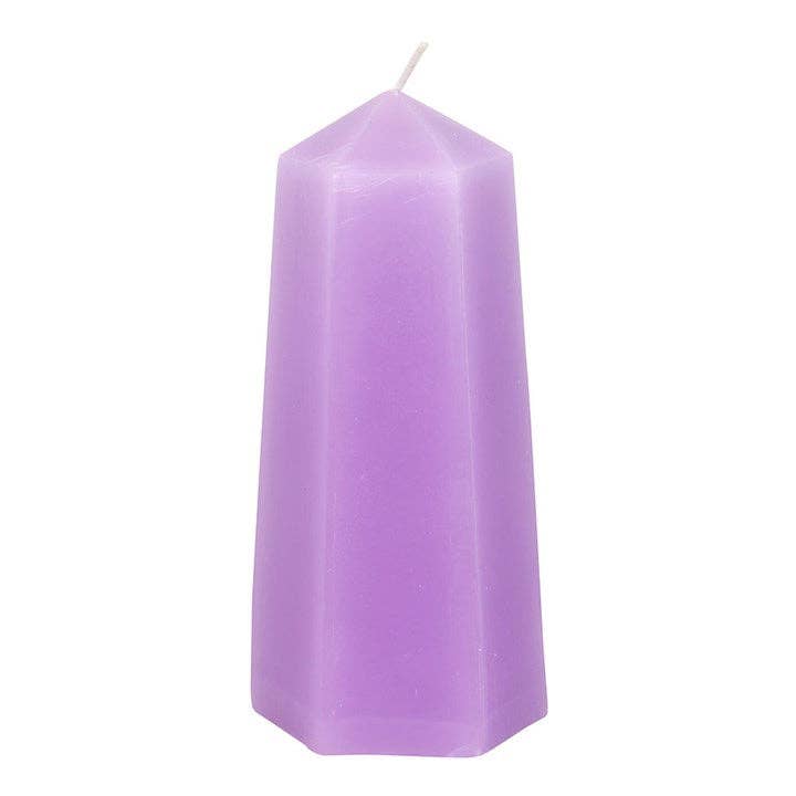 Kristallkerze mit Amethyst