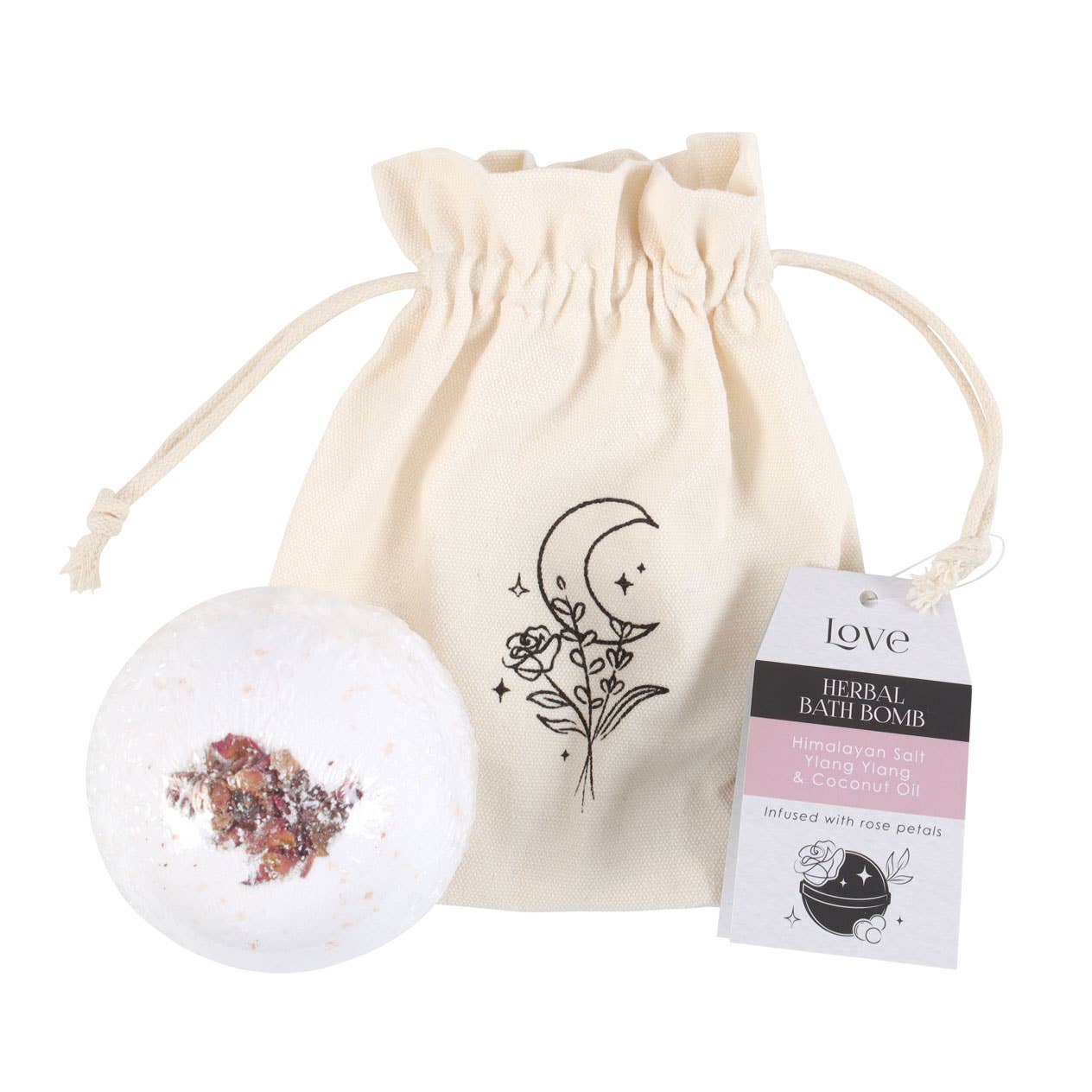 Badebombe Love mit Kräutern