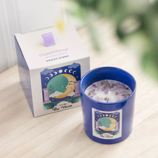 The Moon Amethyst-Candle