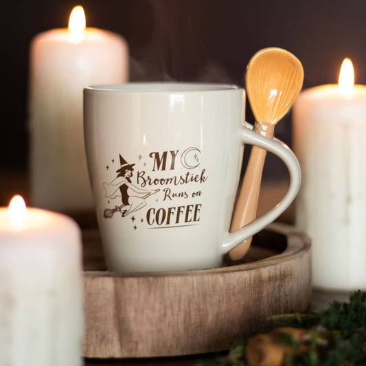 Tasse My Broomstick Runs on Coffee