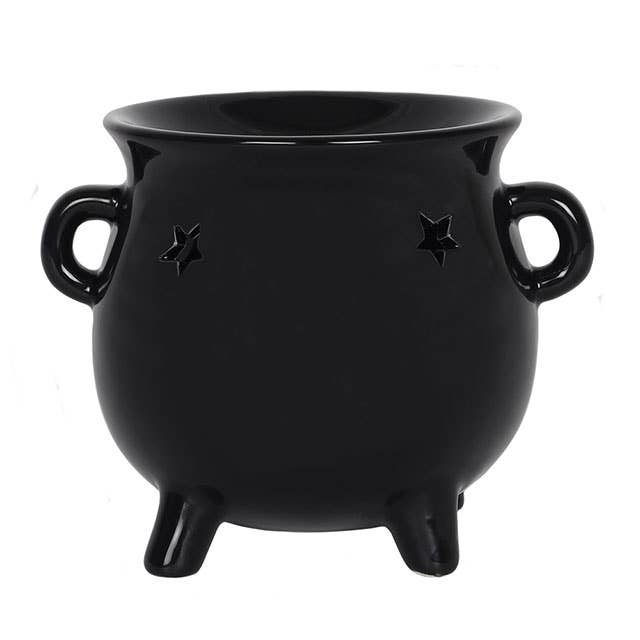 Aromalampe/Ölbrenner Hexenkessel schwarz