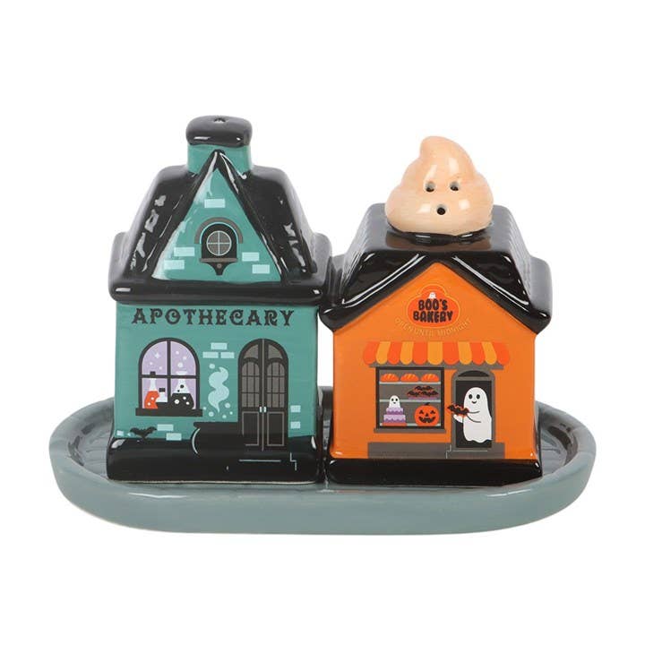Salt and Pepper Shakers Spooky Street